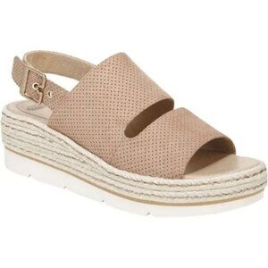 Dr. Scholl's Oh Hey Espadrille Sandals Tawny Birch size 8.5